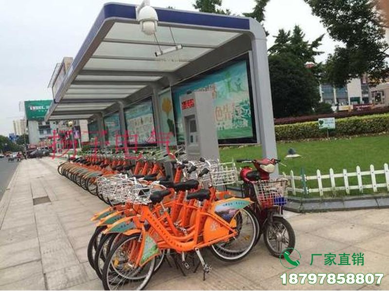 黔南州地铁站共享单车存放亭