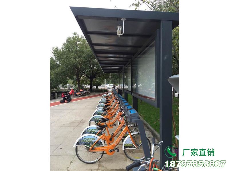 新华智能共享自行车停放棚