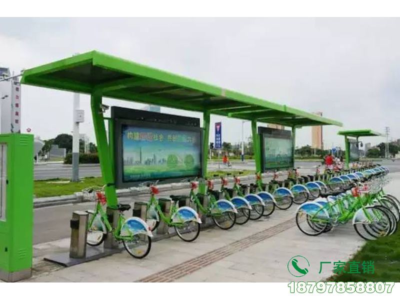 杭州公共自行车站服务亭